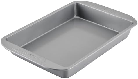 Farberware Nonstick Bakeware 9-Inch x 13-Inch Rectangular Cake Pan, Gray