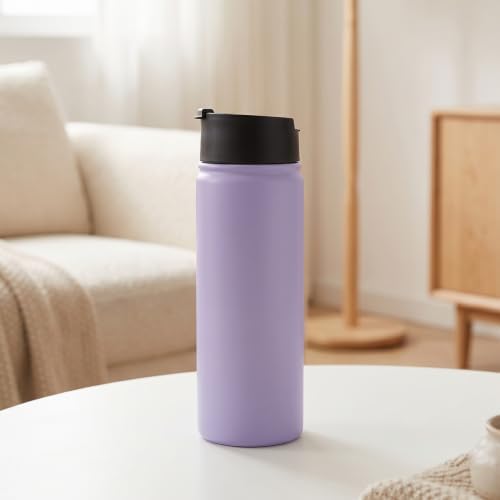 Sivaphe Tea Infuser Bottle With Removable Loose Leaf Tea Strainer Cup 18/8 Stainless Steel Portable Insulated Travel Tea Tumbler Purple
