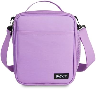 PackIt Freezable Crossbody Lunch Box, Lavender