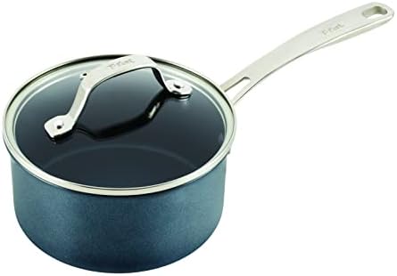 T-fal Platinum Nonstick SaucePan 3 Quart Induction Oven Broiler Safe 500F Cookware, Pots and Pans, Dishwasher Safe Gray