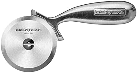 Dexter Russell S3A-PCP Sani-Safe 18030 Pizza Cutter, 2-3/4" Diameter DEXSTEEL High Carbon Replaceable Blade with Durable Aluminum Handle, Professional Kitchen Pizza Slicer Tool, Commercial Grade