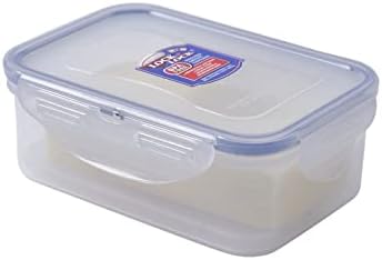 LOCK & LOCK LocknLock Easy Essentials Rectangular Butter and Cheese Container Food Container, Small, 15.0 Ounce - Clear