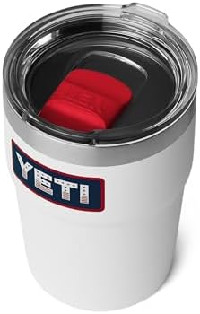 YETI Rambler 16 oz Stackable Tumbler, Vacuum Insulated, Stainless Steel with MagSlider Lid