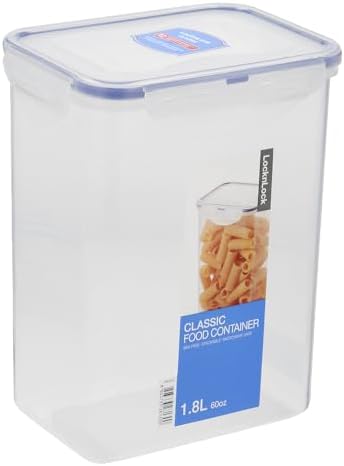 LOCK & LOCK Airtight Rectangular Tall Food Storage Container 60-oz / 7.61-cup