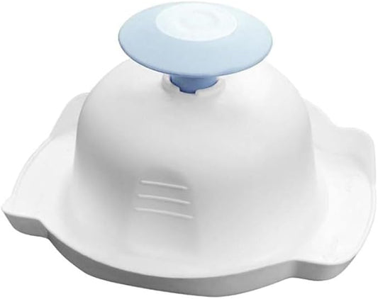 Blue Food Safety Holder for Mandolin Slicer or Grater,Finger Anti-Cut Protectors for Vegetable,Peelers and, Food Cutter Finger Guard for Mandoline Slicer Grater Cutting
