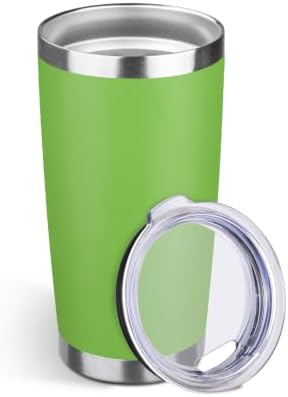 StarSpeed 20oz Stainless Steel Travel Coffee Tumbler,Apple Green