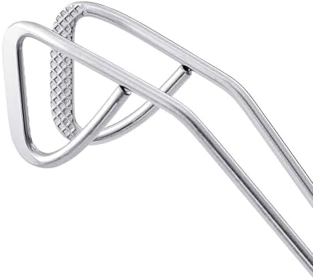 triangle Kitchen Tongs - 9.5 in (24 cm) - Ideal for Turning, Tossing, Flipping & Serving - Lightweight Handles - Dishwasher Safe