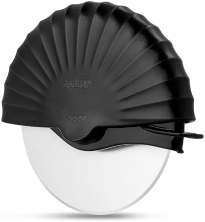 Asdirne Pizza Cutter Wheel, Easy to Clean and Dishwasher Safe, Ergonomic Pizza Slicer with Protective Blade Cover