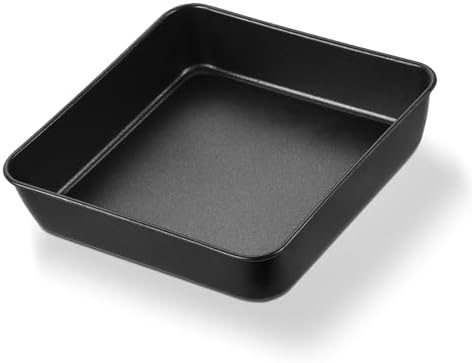 E-far 9x9 Baking Pan, Nonstick Square Cake Pan with Stainless Steel Core