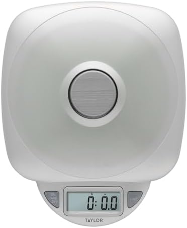 Taylor Digital Glass Surface Kitchen Scale - 11 lb Max Capacity