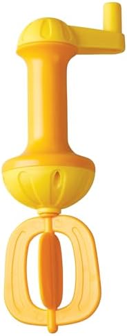 HABA Toddler Bath Toys: Bubble Bath Whisk for Sensory Play, Bubble Maker for Bathtub and Fun Beach and Water Toys for Toddlers, Yellow