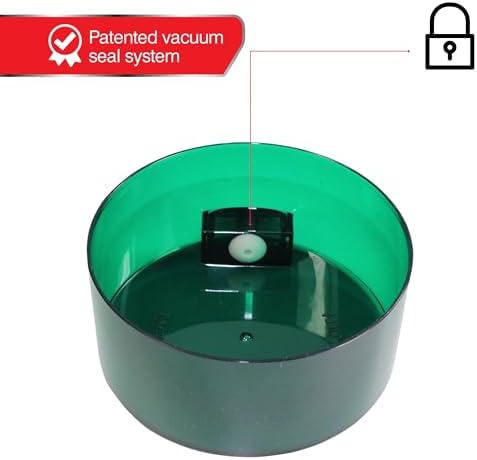 Tightvac - 3oz to 12 Ounce - Patented Airtight Container | Multi-use Vacuum Container Works as Smell Proof Containers for Herbs and Dry Goods. Green Tint