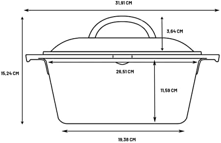 Lodge Cast Iron Dutch Oven with Loop Handle, Oven-Safe, 5 Quart