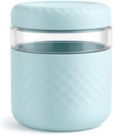 32 oz/4 Cup Glass Lunch Bowl Container with Lid, Leak & Spill Proof