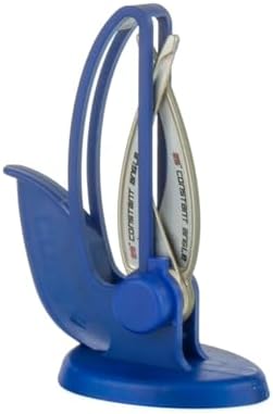 Warthog V-Sharp Curve Knife Sharpener, 325 Grit Diamond Hones, Blue
