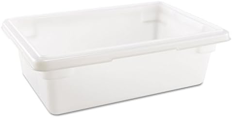 Rubbermaid Commercial Products Food Storage Box, 3.5 Gallon Capacity, White, for Restaurant/Kitchen/Cafeteria