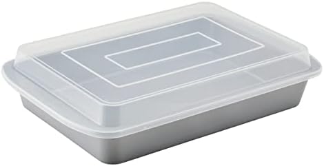 Farberware Golden Bake, Bakeware, Rectangular Cake Pan with Lid, 9x13 Inch