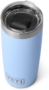 YETI Rambler 10 oz Tumbler, Stainless Steel, Vacuum Insulated with MagSlider Lid, Big Sky Blue
