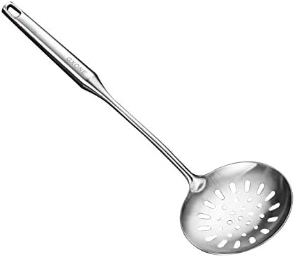 Slotted Spoon,Strainer Skimmer Ladle for Cooking and Frying,15.8Inch