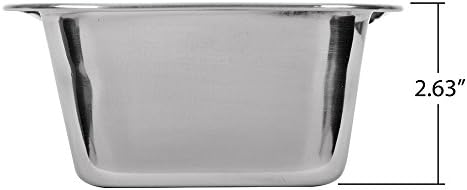 Lindy's Stainless Steel Loaf Pan for Baking Bread, Meatloaf, Cakes, Brownies, Casseroles, and More, Nontoxic & Dishwasher Safe