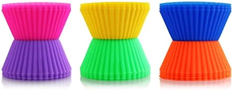 New Star Foodservice 44270 Reusable Silicone Baking Cups and Cupcake Liners, Set of 24