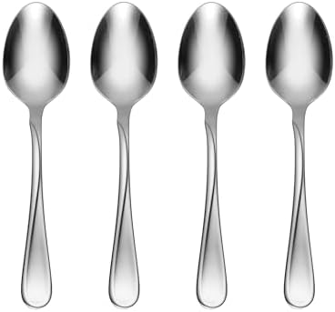 Oneida Flatware Flight Teaspoons 18/0 Silverware Set for 4, (4-Piece)