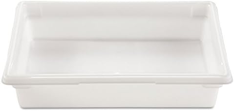 Rubbermaid Commercial Products Food Storage Box, 8.5 Gallon Capacity, White, for Restaurant/Kitchen/Cafeteria