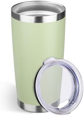 StarSpeed 20oz Stainless Steel Travel Coffee Tumbler,Matcha Green