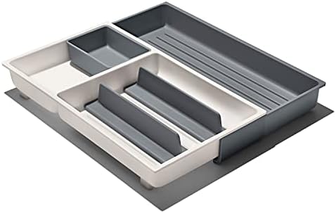 OXO Good Grips Drawer, Large Expandable Kitchen Tool Organizer, White (Pack of 8)