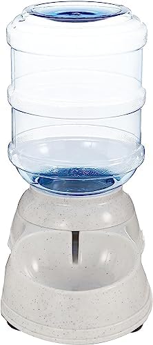 Amazon Basics Gravity Pet Water Dispenser for Cat and Dog, Easy to Clean, 135.3fl.oz Capacity, Small (Pack of 4)