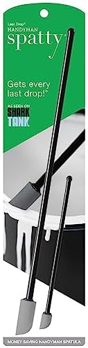 Spatty Daddy Black 6 & 12 Inch Handyman Spatula Set, Glue & Paint Tool