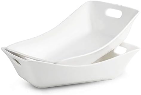YHOSSEUN Large Serving Bowls with Handles, Serving Dishes For Entertaining