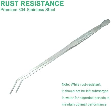 Extra Long Aquarium Tweezers, 18.9 Inch Feeding Tongs