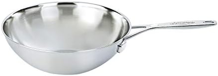 Demeyere Industry 5-Ply 5-qt Stainless Steel Flat Bottom Wok