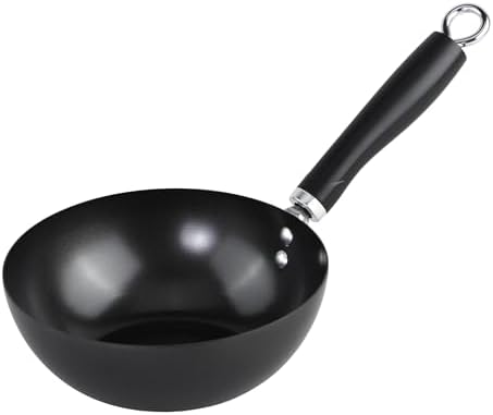 GoodCook Everyday Nonstick Wok, 8-Inch, Black, Carbon Steel Small Wok, High Wall Construction, Flat Base, Ergonomic Flame Guard Handle, Non-Stick Wok Pan for Stir Fry and Sautéing (Pack of 2)