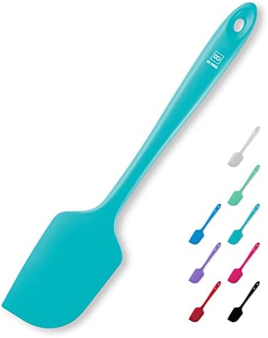 DI ORO Large Silicone Spatula - 600F Heat Resistant, Teal