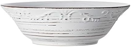 Pfaltzgraff Trellis Serve Bowl, 9", White (Pack of 6)