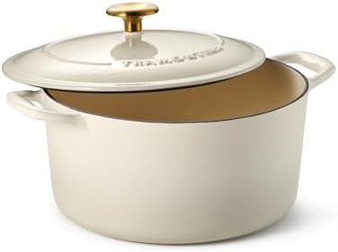 Tramontina Bestow Enameled Cast Iron 5.5-Qt Round Dutch Oven Pot with Lid