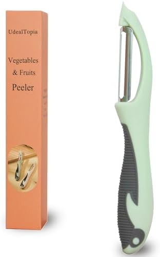 Stainless Steel Vegetable & Fruit Peeler for Kitchen, Green