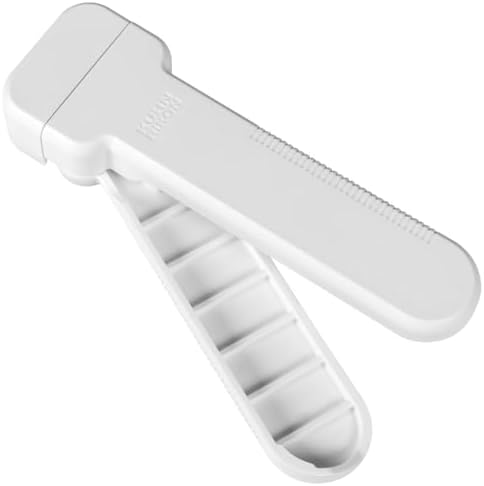 Kuhn Rikon Compact Jar Opener – Easy Grip Adjustable Lid Remover for All Jar Sizes, Ergonomic & Arthritis-Friendly Kitchen Tool, Swiss-Engineered Design