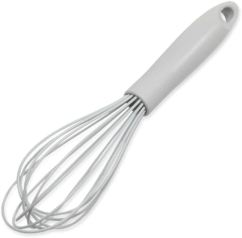 Chef Craft Premium Silicone Wire Cooking Whisk, 10.5 inch, Gray