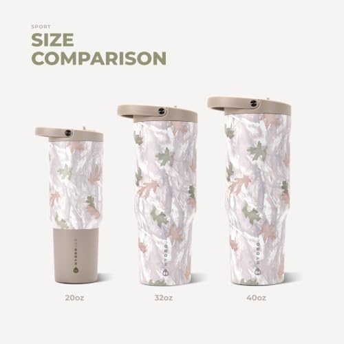 HydroJug Sport 20 oz Insulated Stainless Steel Water Bottle, Camo