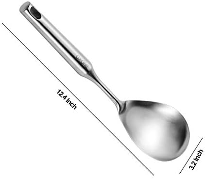 Large Serving & Cooking Spoon,for Cooking and Buffets,304 Stainless Steel