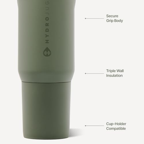 HydroJug Sport 20 oz Insulated Stainless Steel Water Bottle, Courtyard