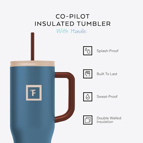 IRON °FLASK 40 oz Co-Pilot Insulated Travel Mug