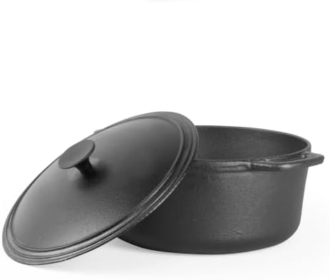 Commercial Chef 6.6-Qt. Dutch Oven, Pre-Seasoned Cast Iron, CHCI660