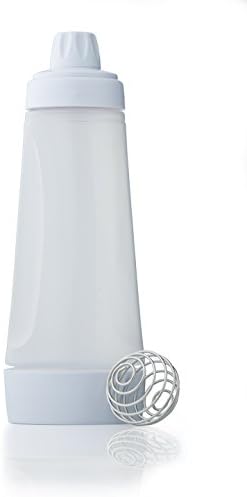 Whiskware Pancake Batter Mixer Plastic, Mixes 4 Cups of Batter, White