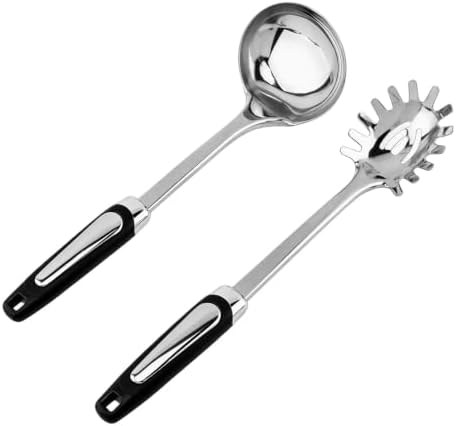 Stainless Steel Ladle & Spaghetti Spoon Set