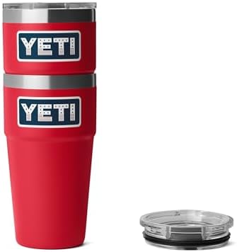 YETI Rambler 20 oz Stackable Tumbler, Stainless Steel, Vacuum Insulated with MagSlider Lid