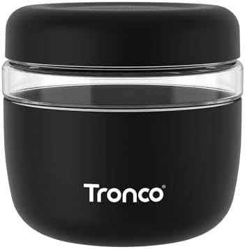 Tronco 24 oz Glass Food Storage & Lunch Bowl Containers with Airtight Lids